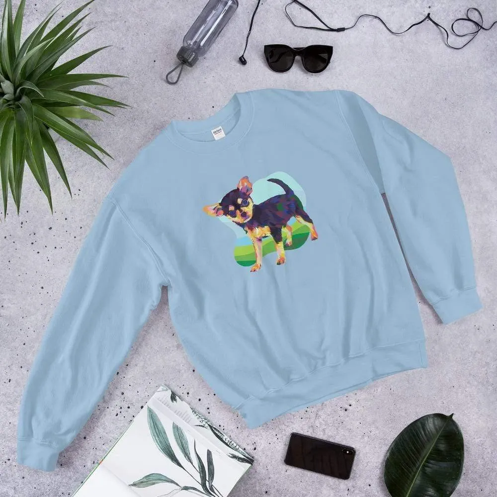 Black and Tan Chihuahua Sweatshirt