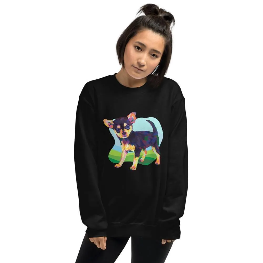 Black and Tan Chihuahua Sweatshirt