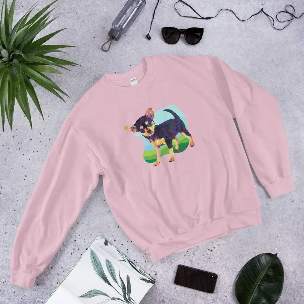 Black and Tan Chihuahua Sweatshirt