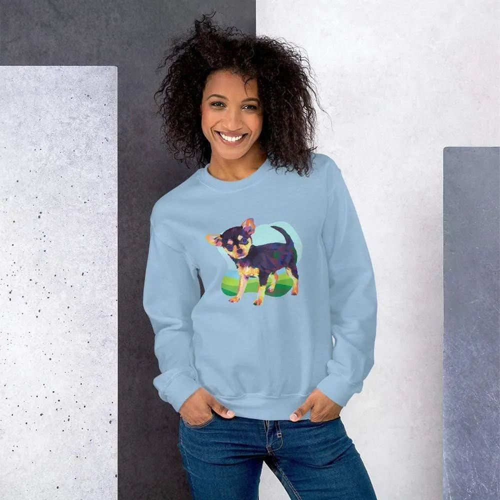 Black and Tan Chihuahua Sweatshirt
