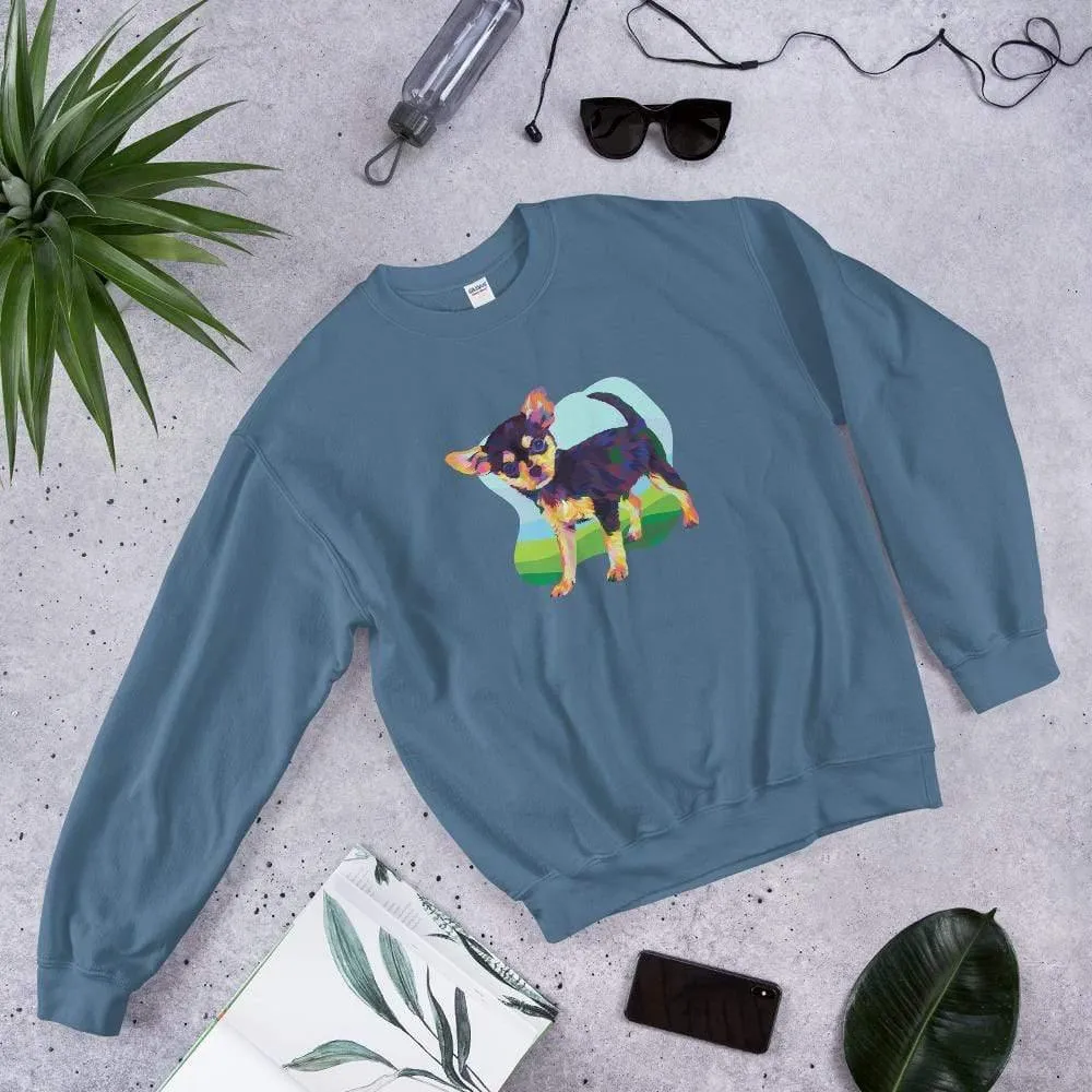 Black and Tan Chihuahua Sweatshirt