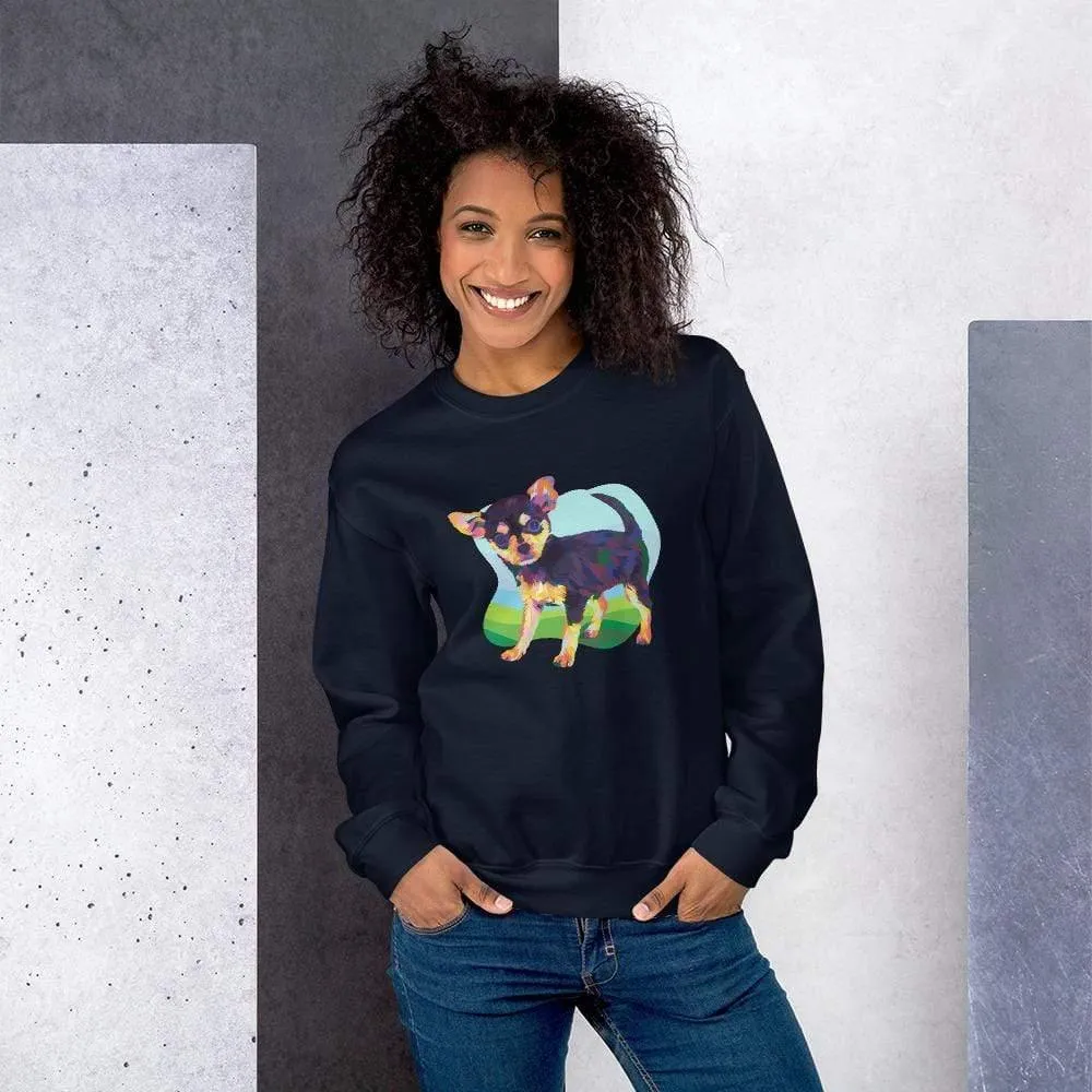 Black and Tan Chihuahua Sweatshirt