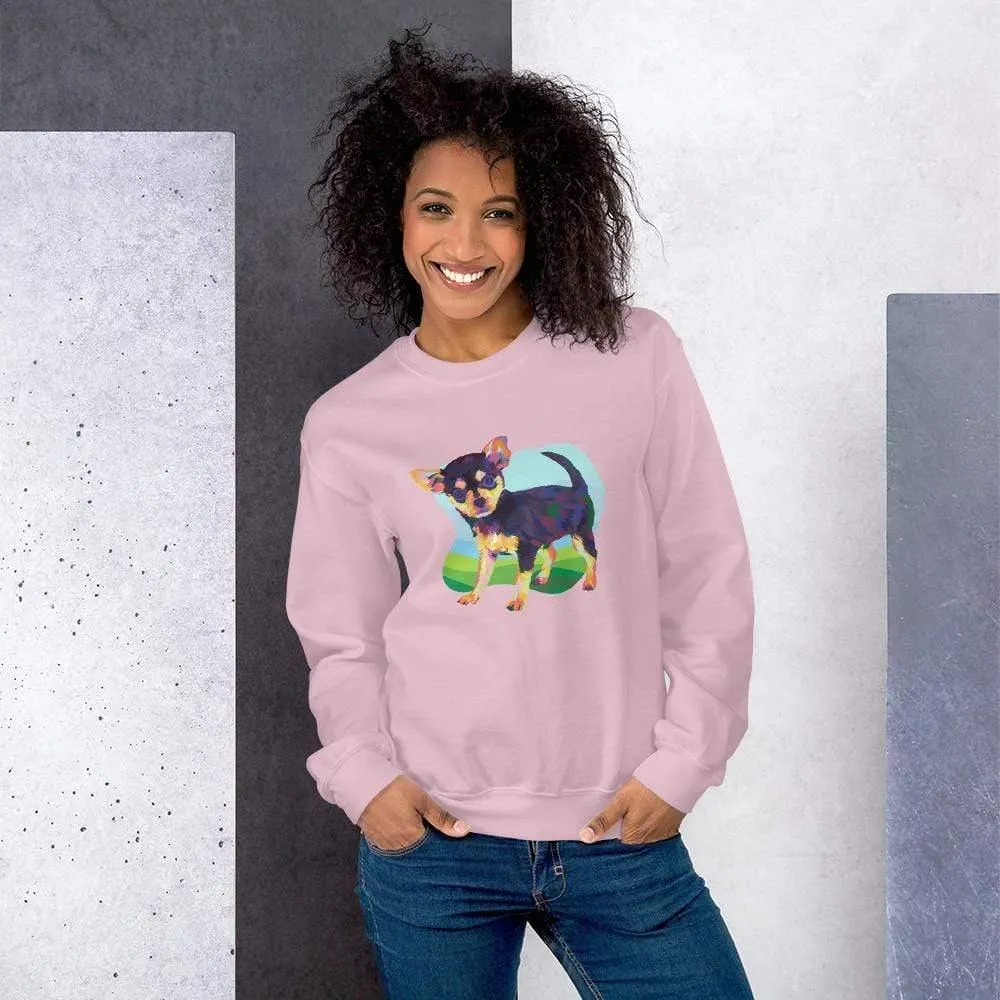 Black and Tan Chihuahua Sweatshirt
