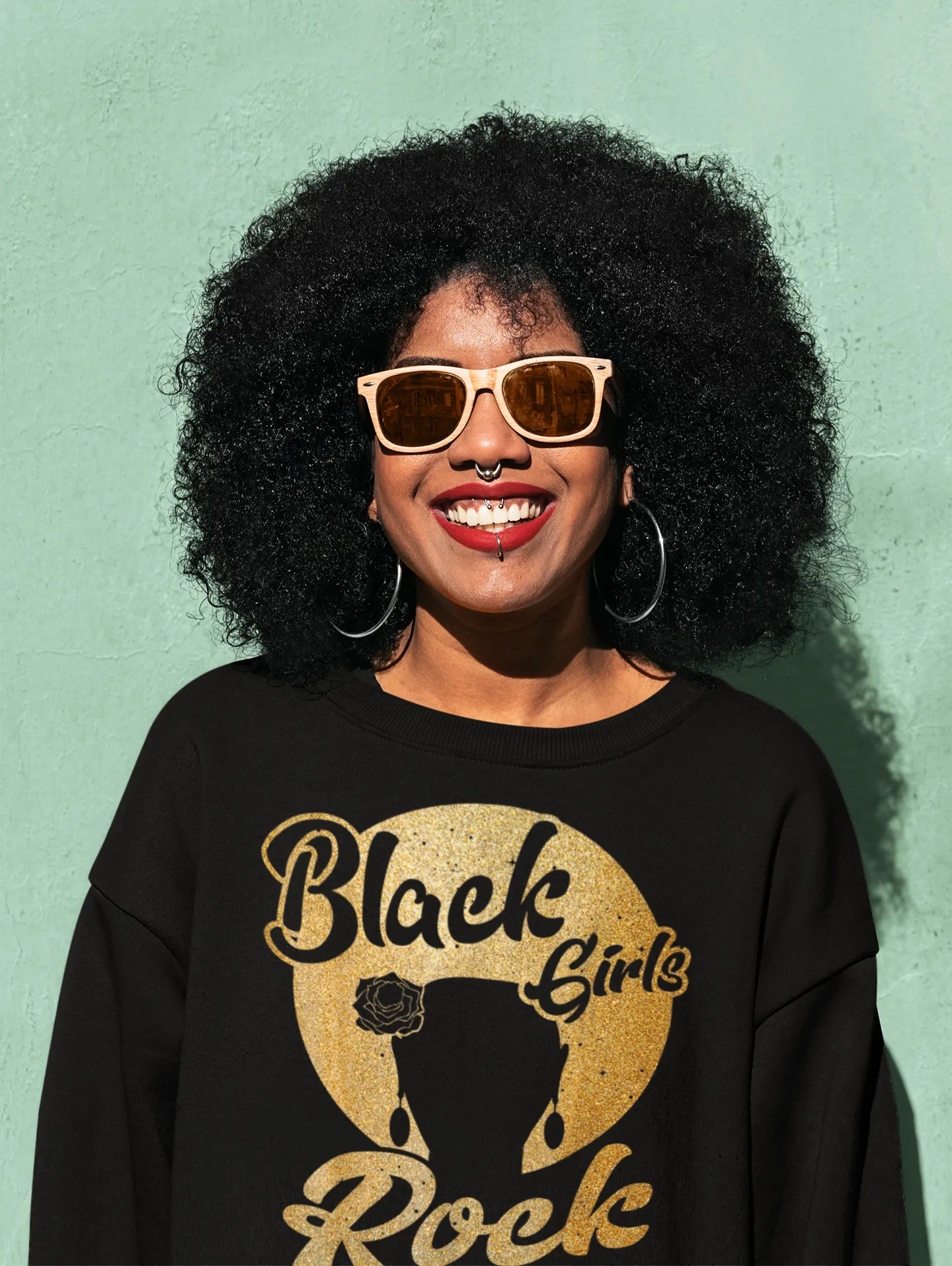 BLACK GIRLS ROCK Afro Fleece Pullover