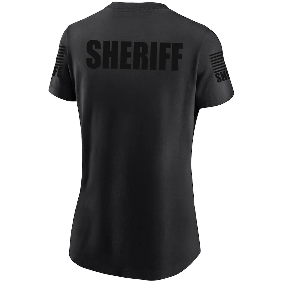 Black Sheriff Women's Shirt - Short Sleeve (Black)