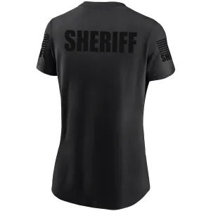 Black Sheriff Women's Shirt - Short Sleeve (Black)