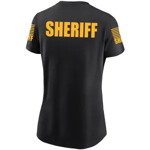 Black Sheriff Women's Shirt - Short Sleeve (Golden Yellow)