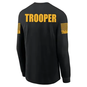 Black Trooper Men's Shirt - Long Sleeve (Golden Yellow)