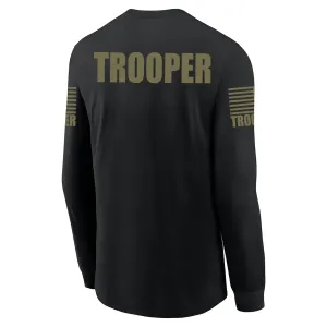 Black Trooper Men's Shirt - Long Sleeve (Green)