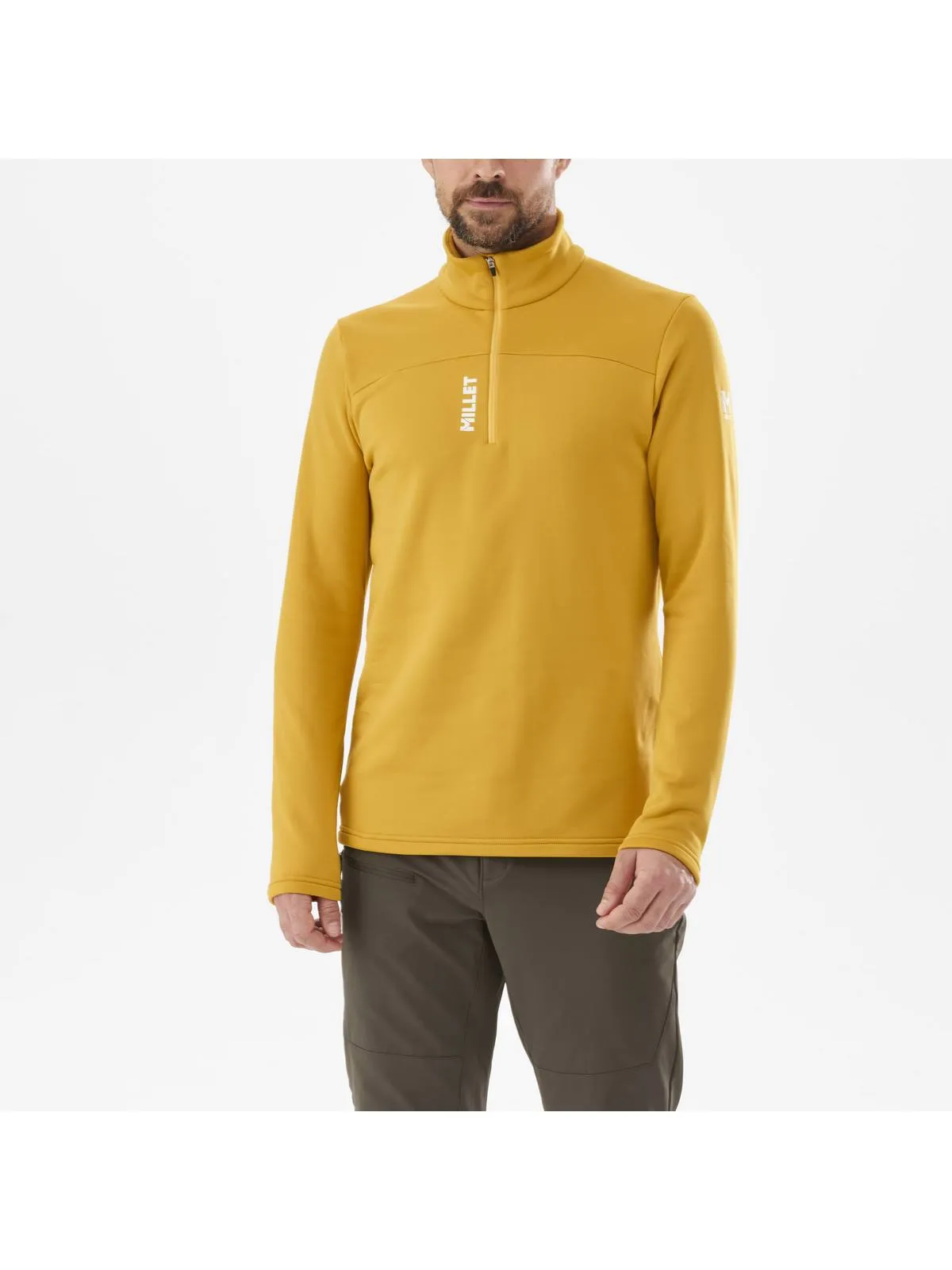 Bluza outdoorowa męska MILLET M Seneca Fleece Po Żółta