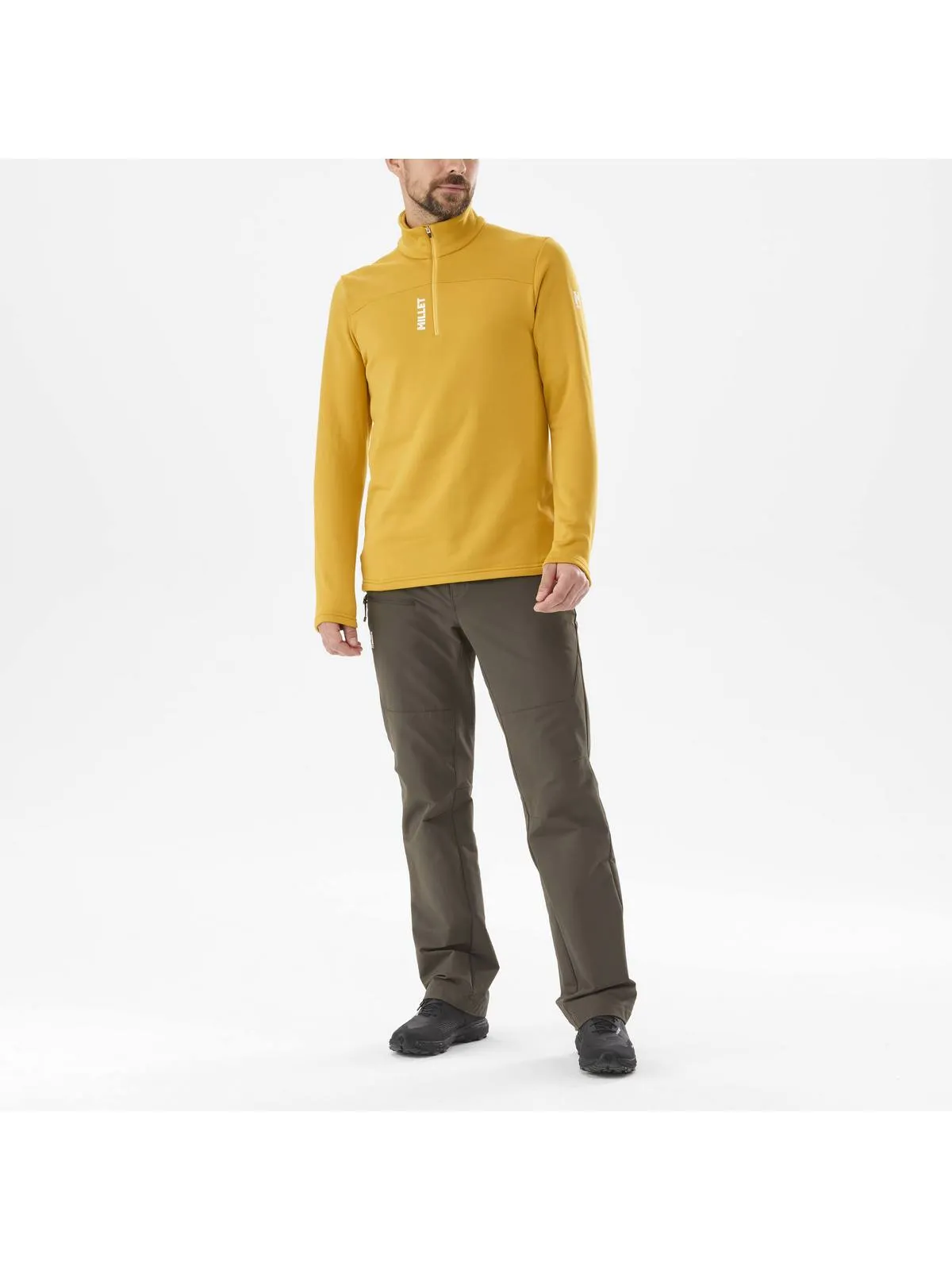 Bluza outdoorowa męska MILLET M Seneca Fleece Po Żółta