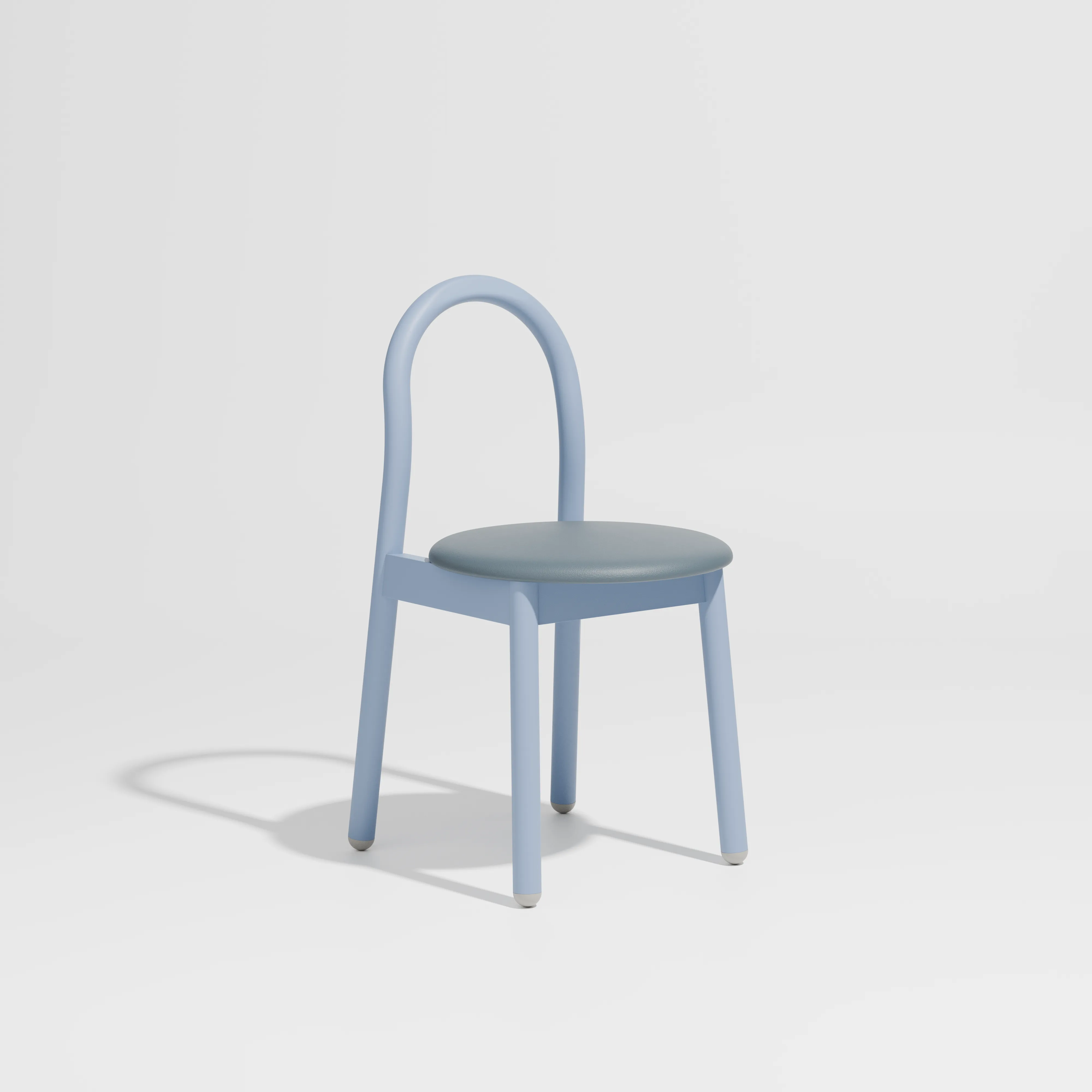 Bobby Chair - Metal Upholstered