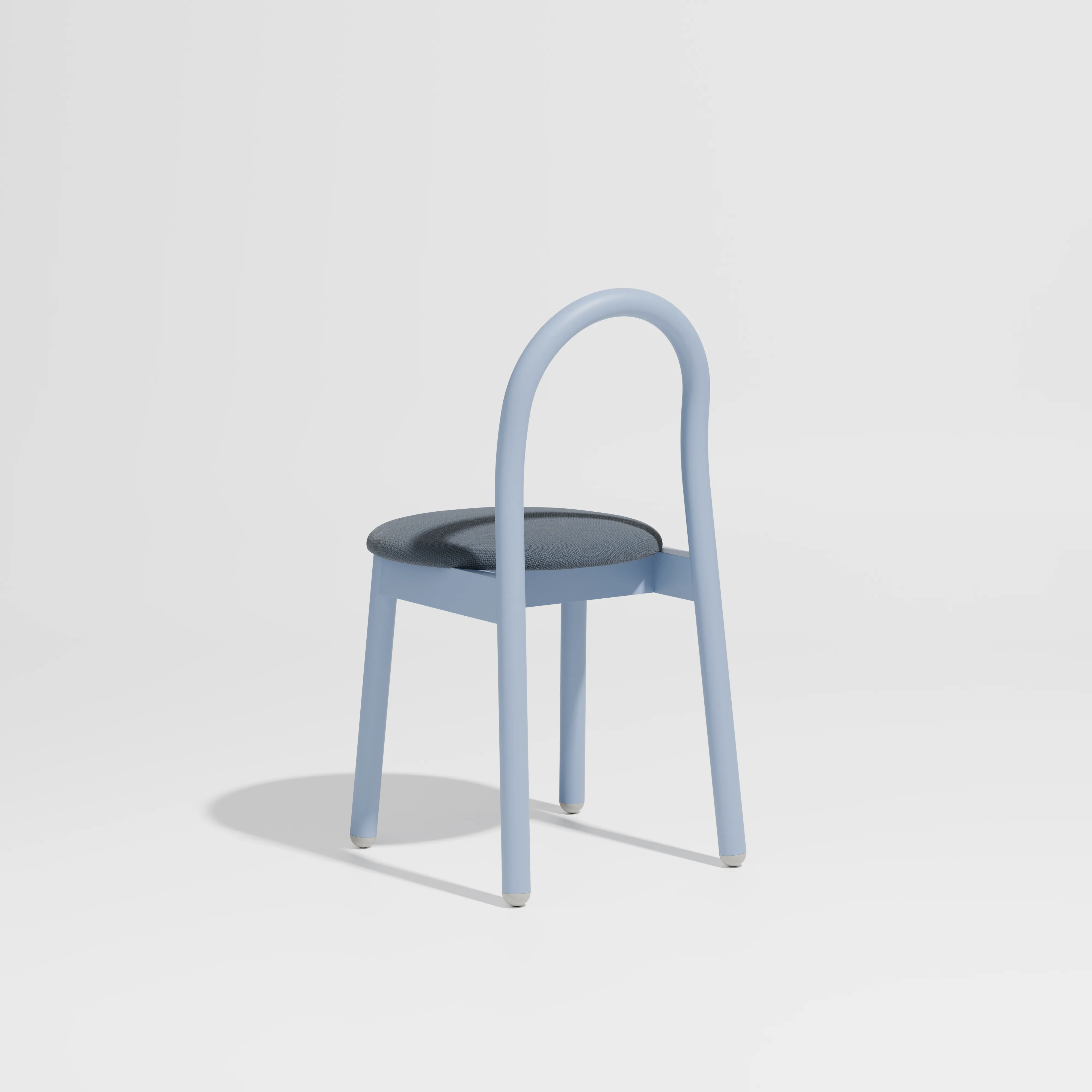 Bobby Chair - Metal Upholstered
