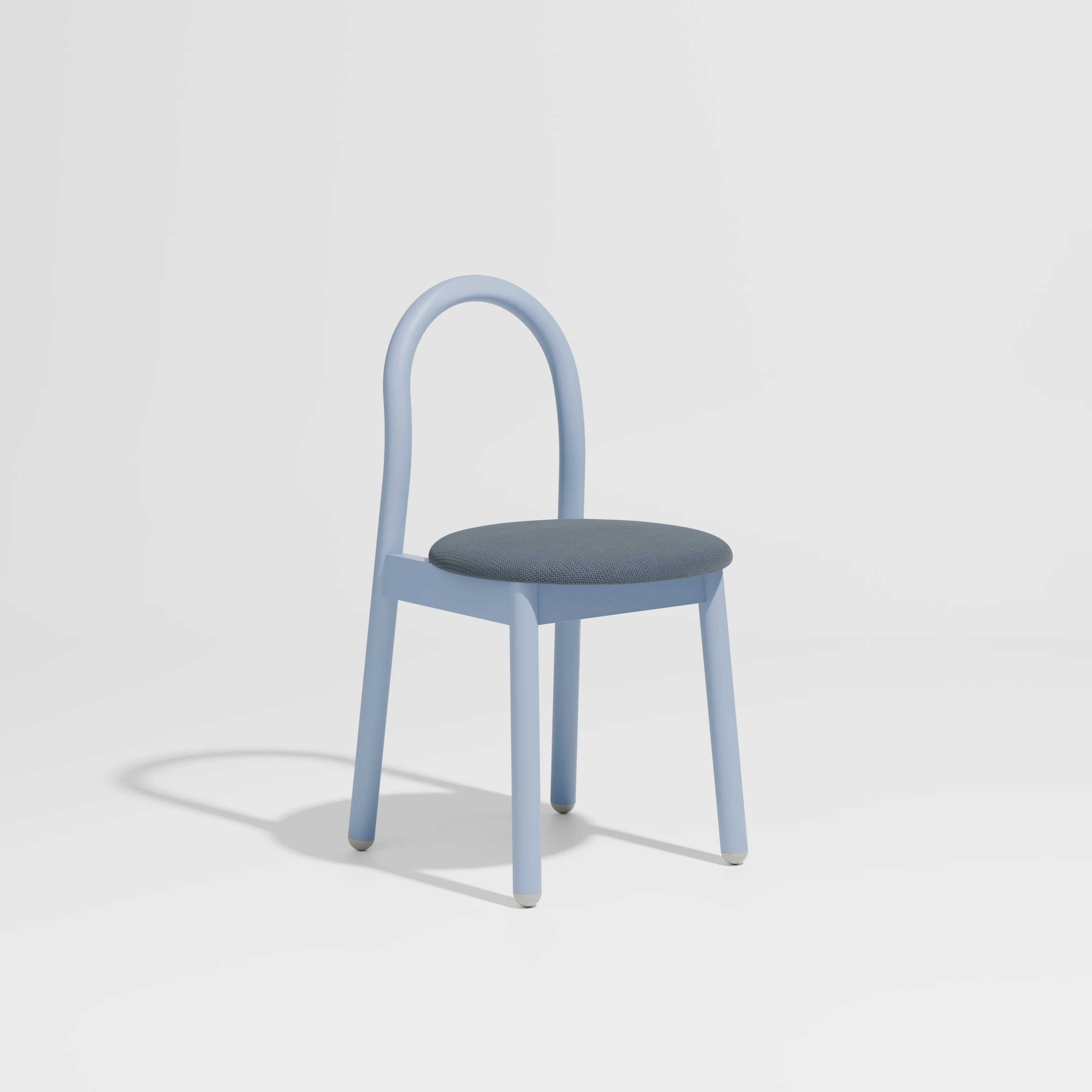 Bobby Chair - Metal Upholstered