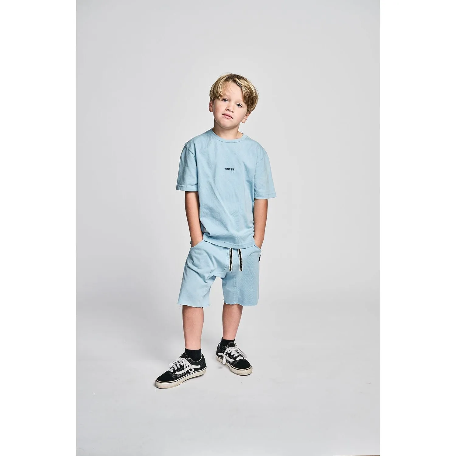 Box Logo Tee - Sky Blue