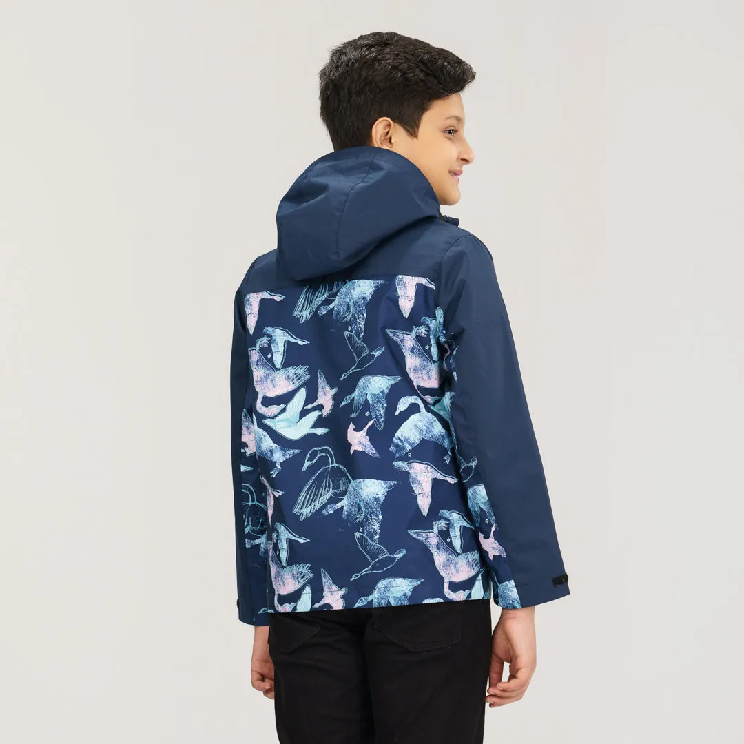 Boys Navy Windbreaker