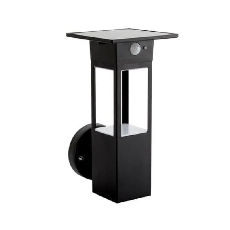 Brightstar Solar Wall Light LS024 Matt Black