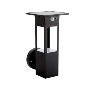 Brightstar Solar Wall Light LS024 Matt Black