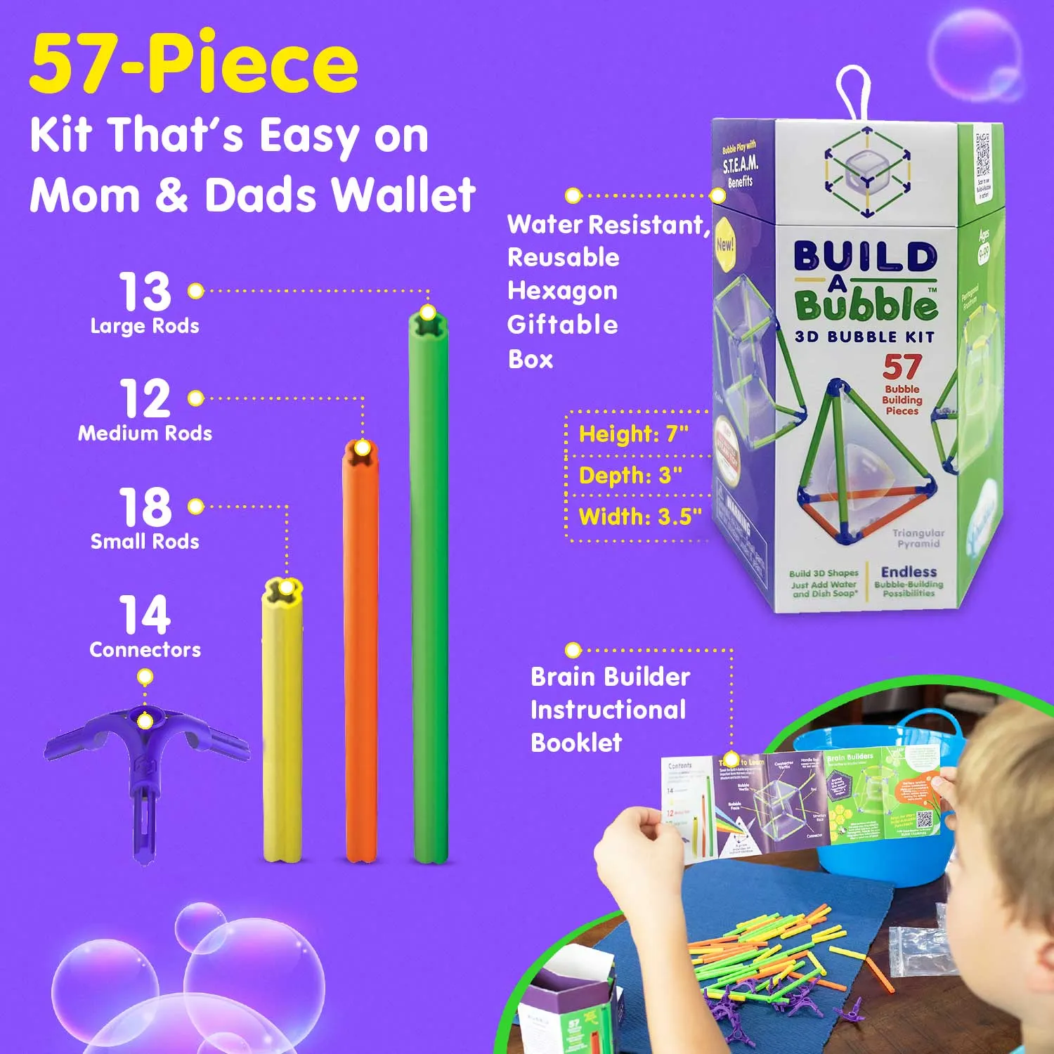 Build-A-Bubble 3D Bubble Making Kit
