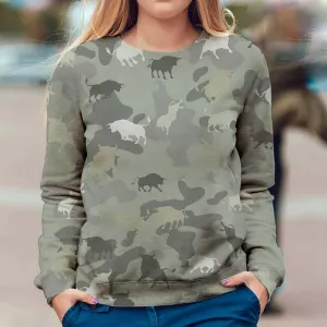 Bull - Camo - Premium Sweatshirt