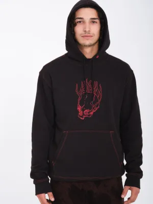 Burnher Kapuzenpullover - BLACK