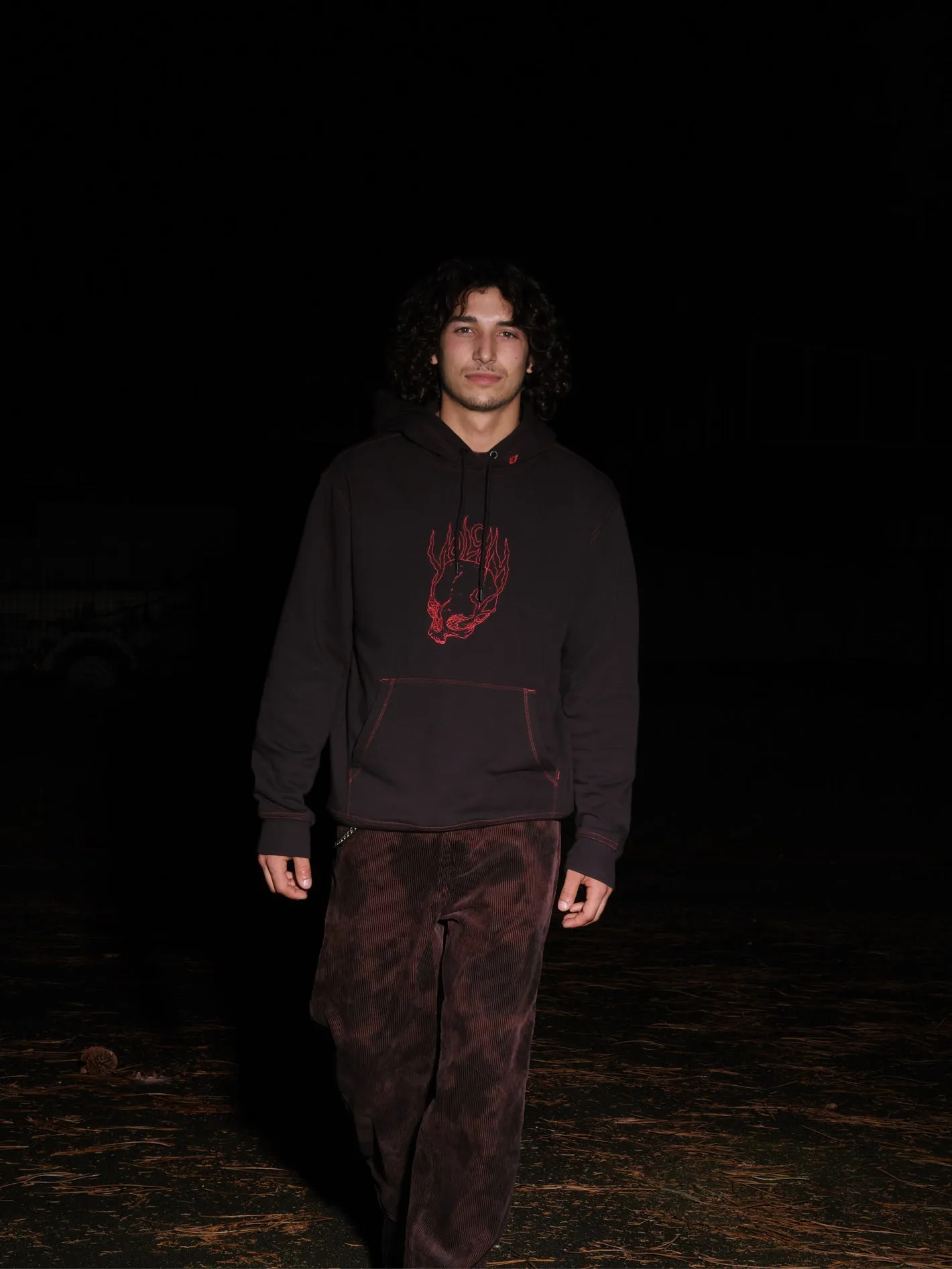 Burnher Kapuzenpullover - BLACK