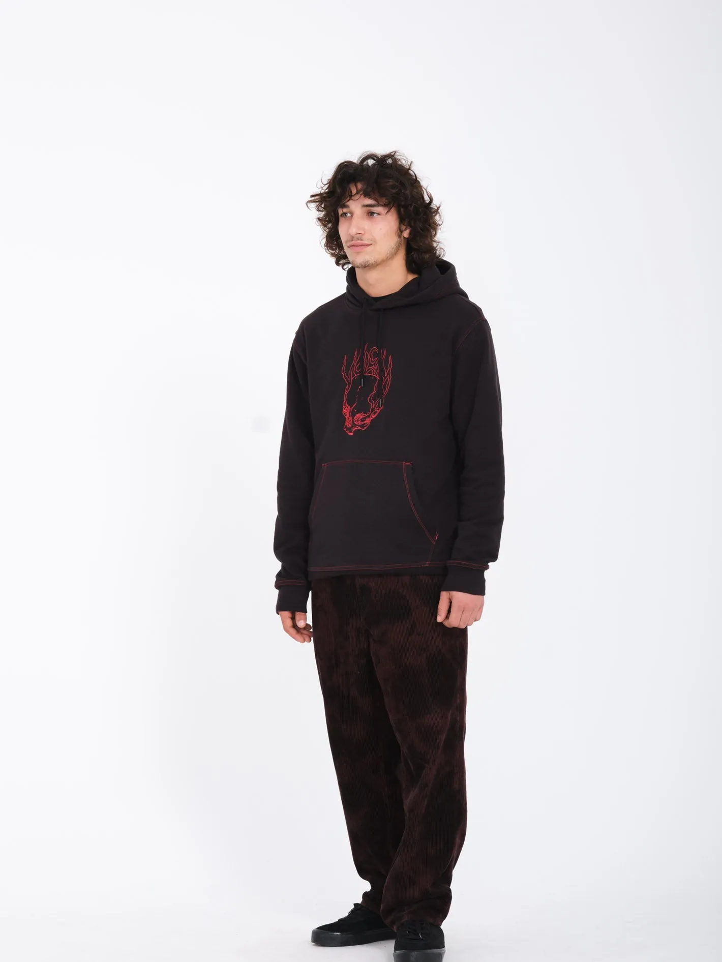 Burnher Kapuzenpullover - BLACK