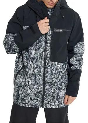 Burton Peasy Mens Jacket Black / Aerial Pines