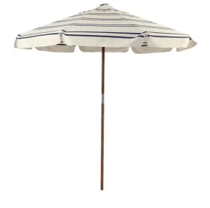 Business & Pleasure - Market Umbrella - Malibu Black Stripe
