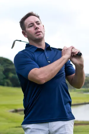 CA Iconic Golf Shirt | Navy
