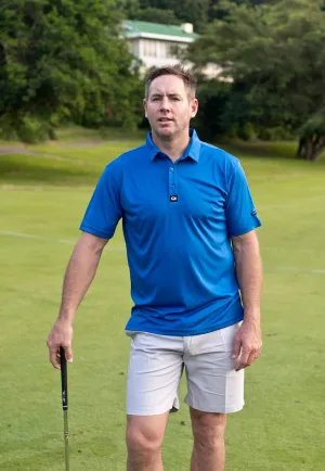 CA Iconic Golf Shirt | Royal blue