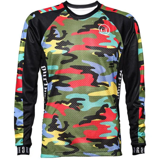Camo Re-cycle  long sleeve MTB  jersey