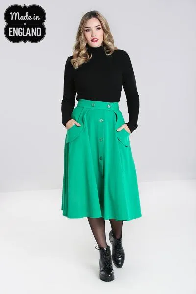 Carlie Skirt - Emerald Green -
