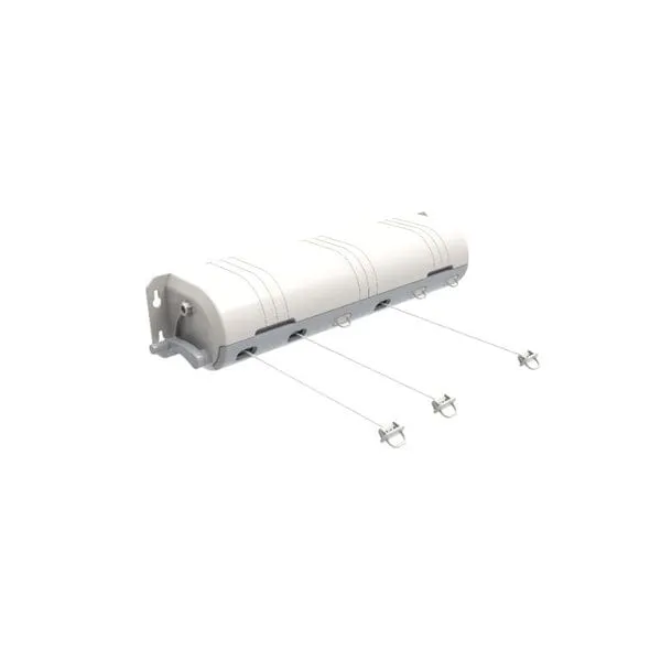 Casa 6 Line Retractable Wall Mounted Clothesline CLRETR