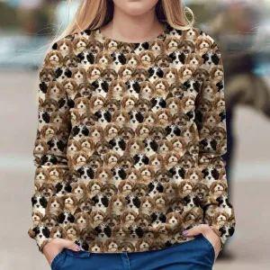 Cavoodle - Full Face - Premium Sweatshirt