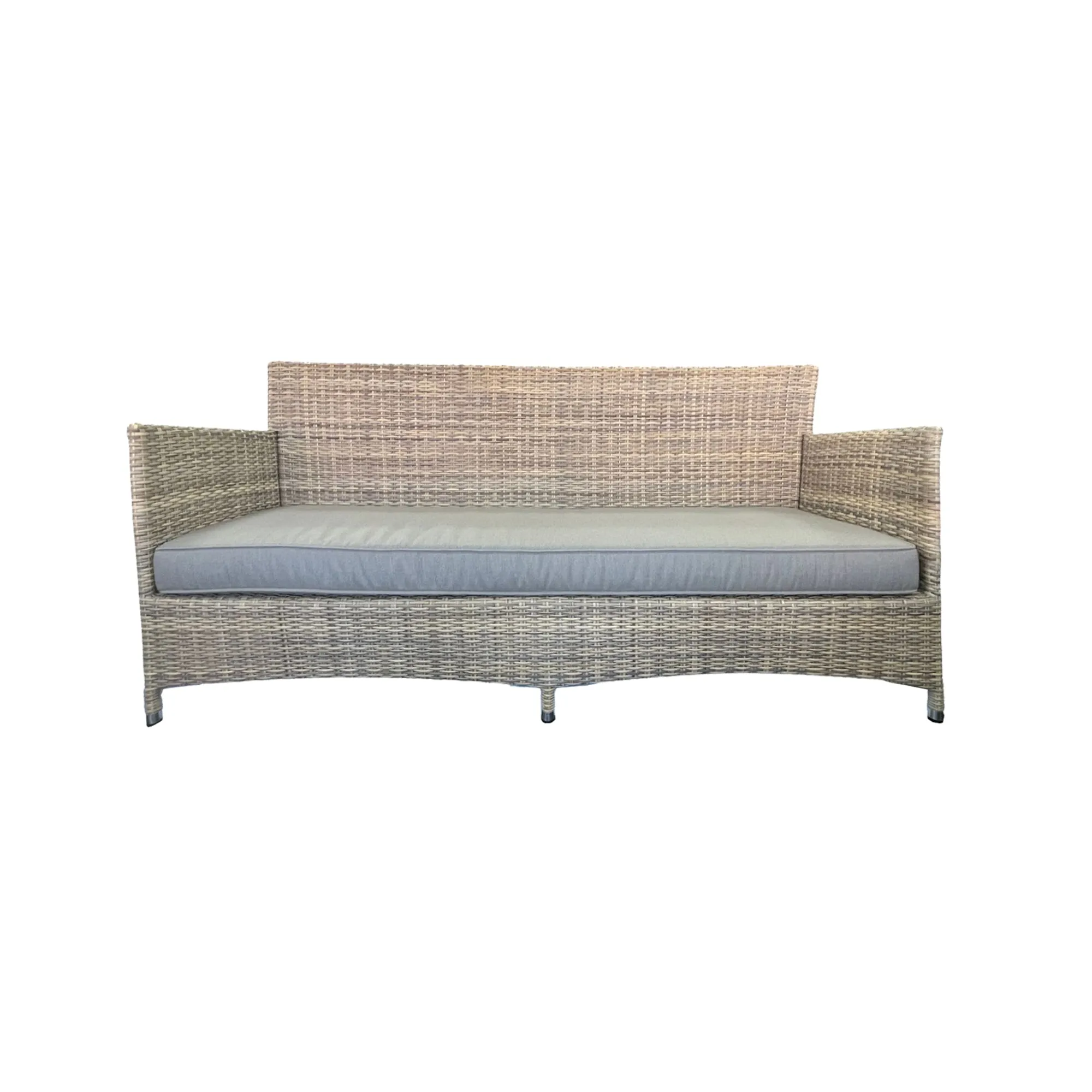 Cayman 3-Str Outdoor Sofa - German Rehau Wicker - Kubu