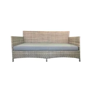 Cayman 3-Str Outdoor Sofa - German Rehau Wicker - Kubu