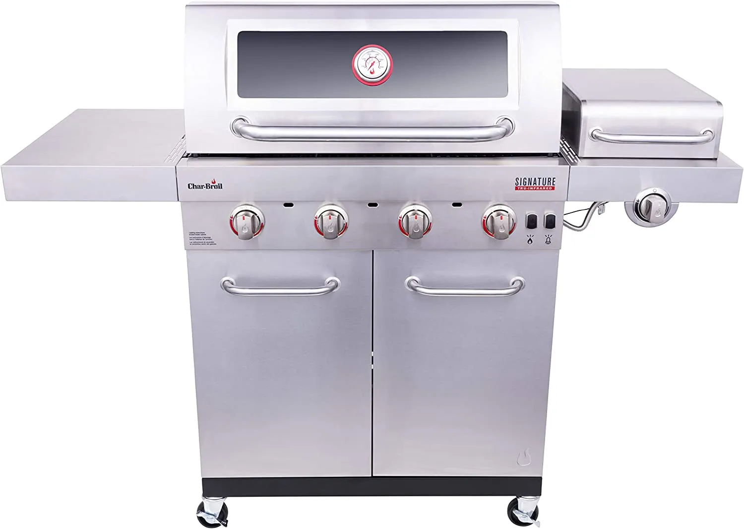 CHAR-BROIL SIGNATURE TRU-INFRARED 4 BURNER CABINBET STYLE GRILL