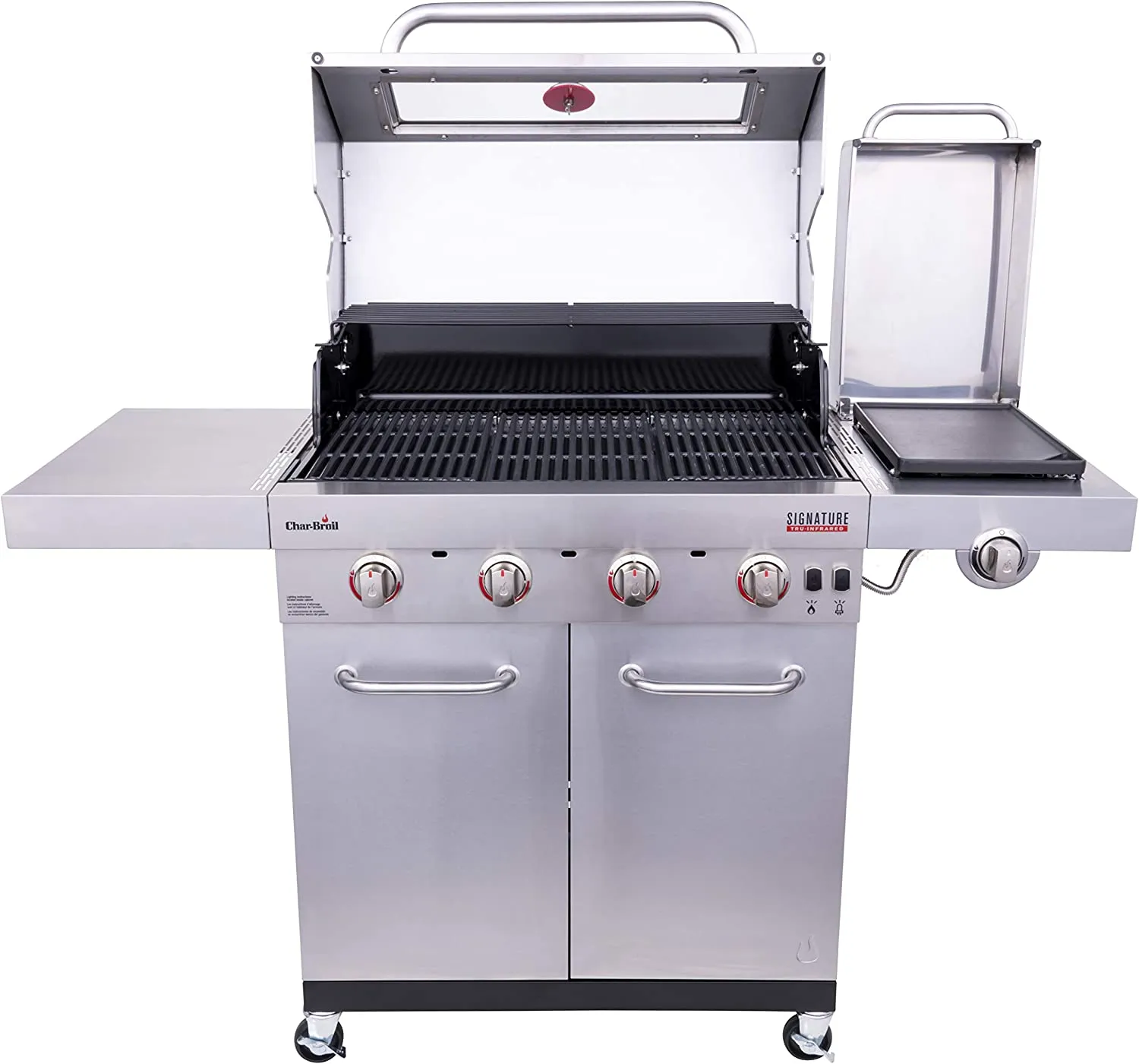 CHAR-BROIL SIGNATURE TRU-INFRARED 4 BURNER CABINBET STYLE GRILL