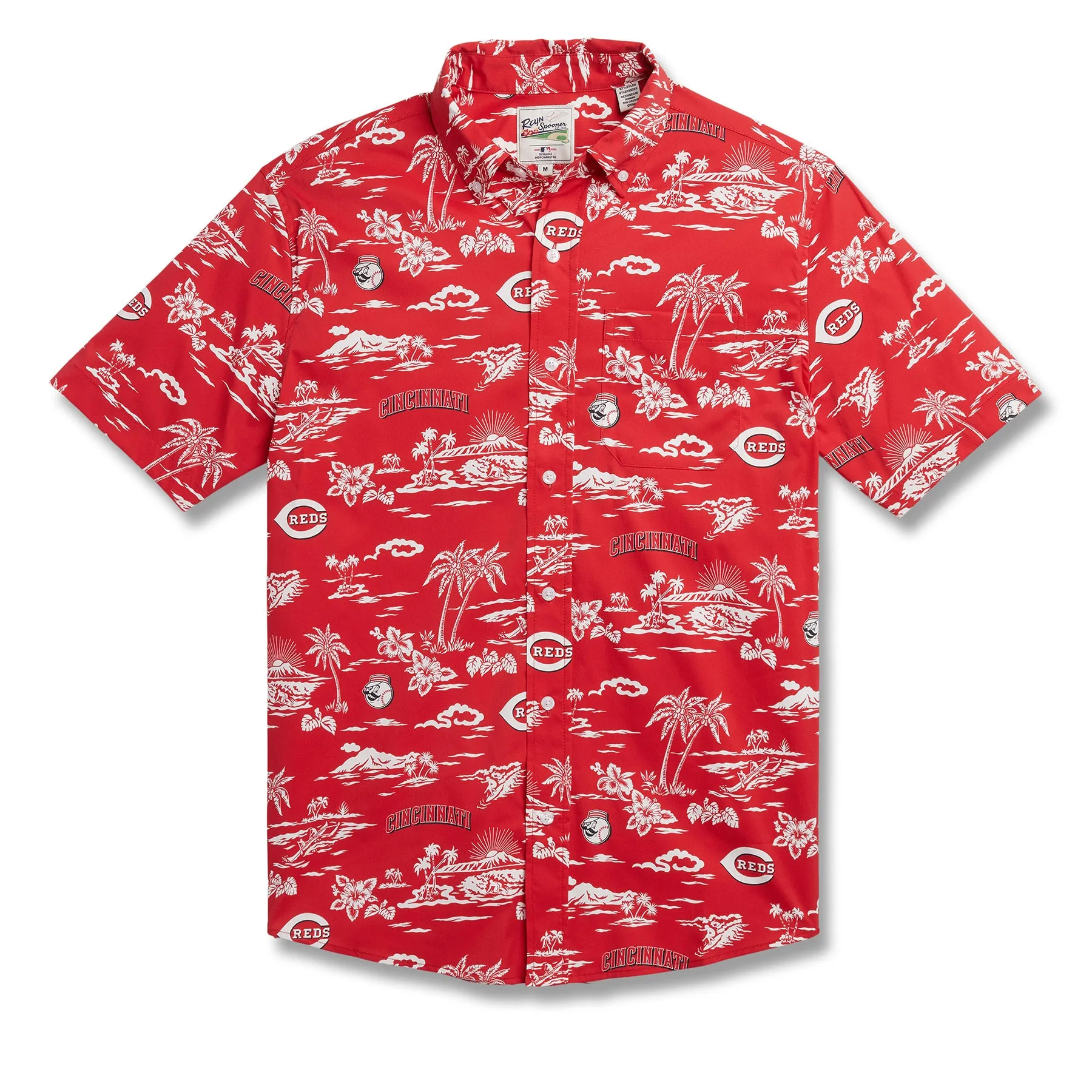 CINCINNATI REDS KEKAI PERFORMANCE BUTTON FRONT