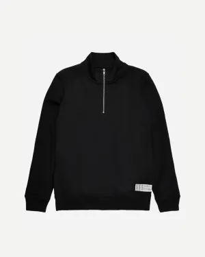 Cloudy Half Zip - Black