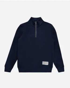 Cloudy Half Zip - Navy