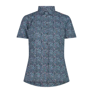 CMP Camicia fantasia check maniche corte da Trekking Donna