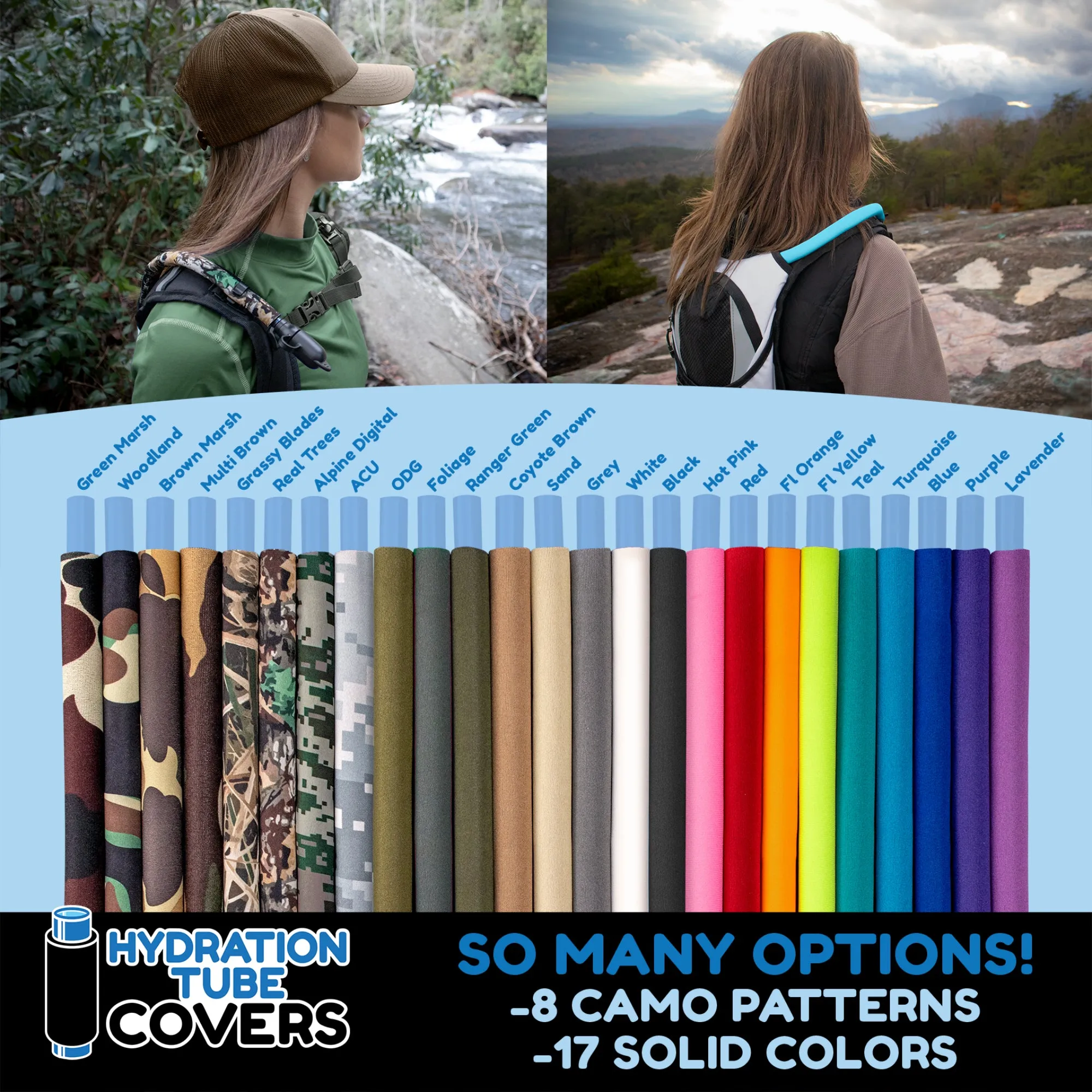 Coyote Brown Insulated Drink Tube Hose  Cover