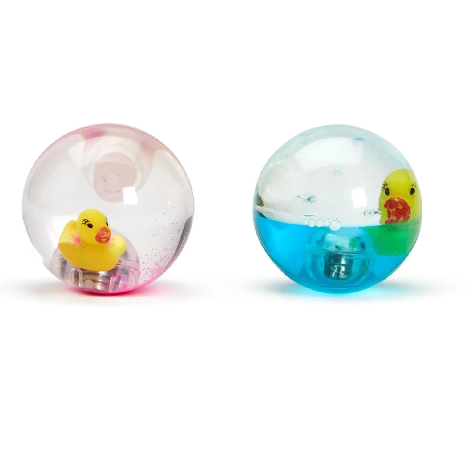 Cupcakes & Cartwheels Duckie Light Up Glitter Bouncing Ball