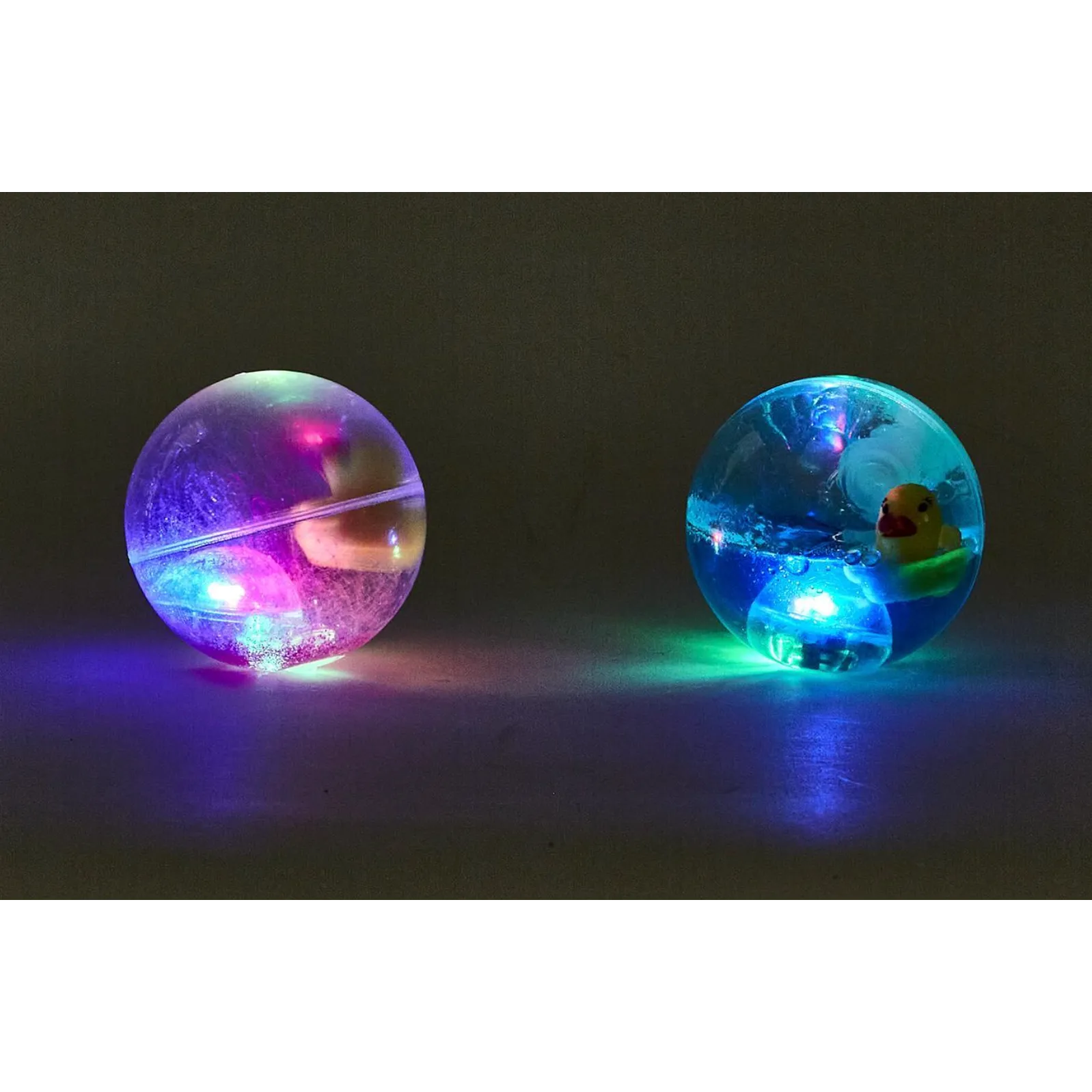 Cupcakes & Cartwheels Duckie Light Up Glitter Bouncing Ball