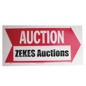 Custom Corrugated Plastic Signs and Stakes (10/Pack)