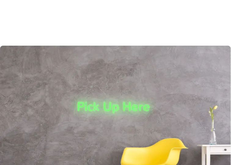 Custom order: Pick Up Here