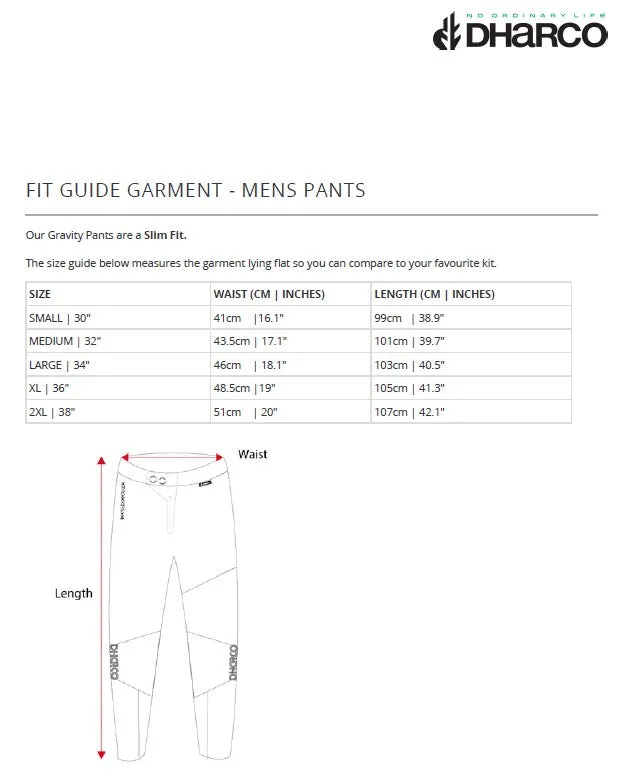 DHaRCO Mens Gravity Pants - Forest
