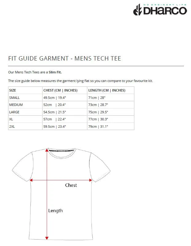 DHaRCO Mens Tech Tee - Space Grey